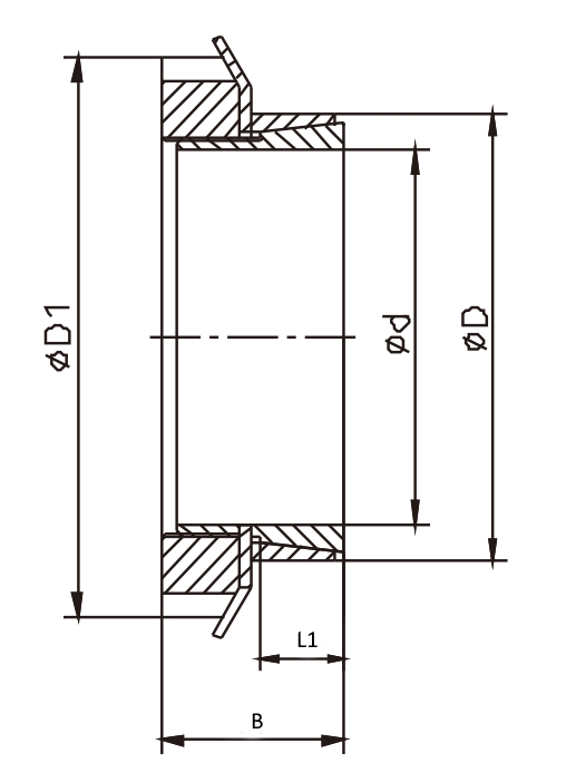 Втулка зажимная BK 26 (RCK 26) 35x45 (KLFC035), EMT | ЕМТ