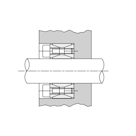 Втулка зажимная BK 40 35x60 из нержавеющей стали, EMT | ЕМТ