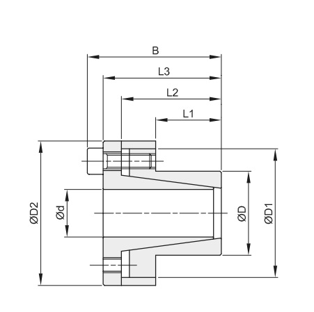 Втулка зажимная BK 80 22x32, из нержавеющей стали, EMT | ЕМТ