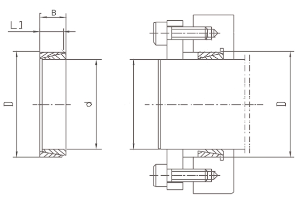 Втулка зажимная BK 50 (RCK 50) 90x101 (KLNN090), EMT | ЕМТ
