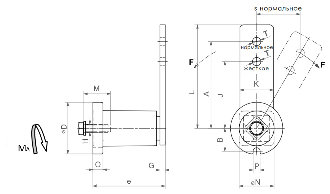 Рычаг-натяжитель SE 11 (RE 10), EMT | ЕМТ