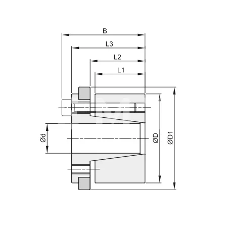 Втулка зажимная BK 71 (RCK 71) 50x80 (KLDB050), EMT | ЕМТ