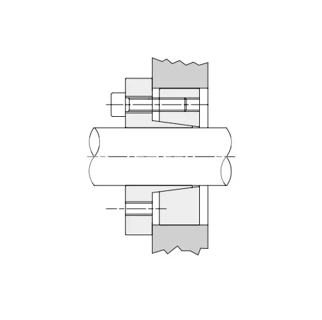 Втулка зажимная BK 15 (RCK 15) 28x55 (KLBB128), EMT | ЕМТ