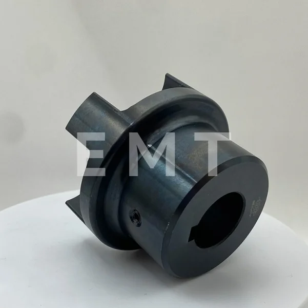 Полумуфта GE 90-100 A с готовым отверстием d65 шпон паз 18х4,4мм+винт М12 СТАЛЬ, EMT | ЕМТ