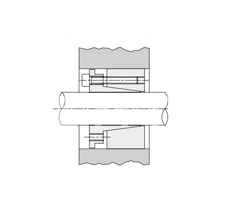 Втулка зажимная BK 70 (RCK 70) 42x75 (KLDA042), EMT | ЕМТ