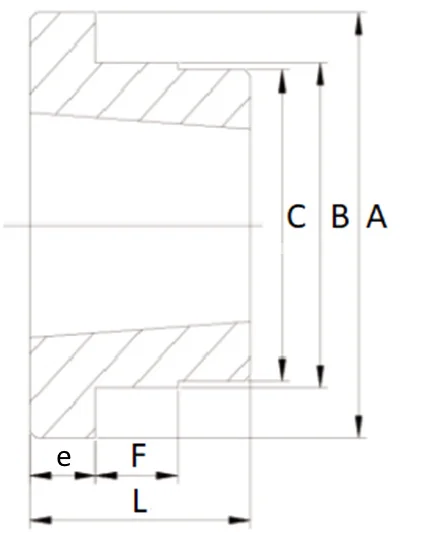 Ступица приварная (PHH W20) TB-2012, EMT | ЕМТ