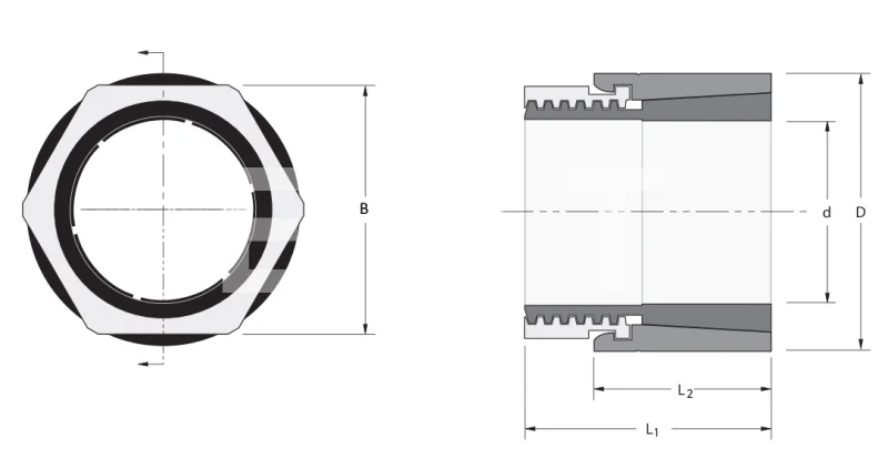 Втулка зажимная MINI KBS 58 20x35, EMT | ЕМТ