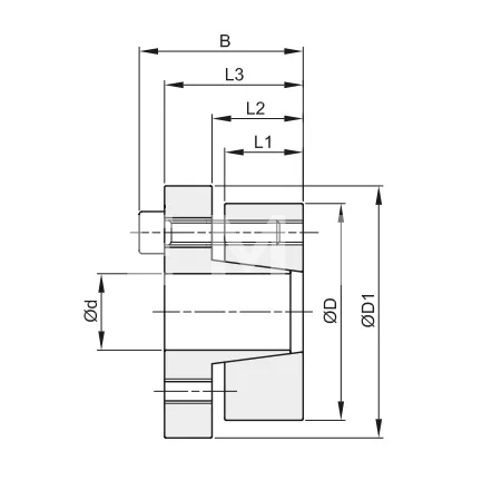 Втулка зажимная BK 15 (RCK 15) 35x65 (KLBB235), EMT | ЕМТ