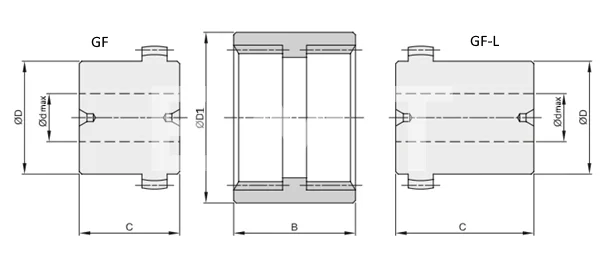 Гильза полиамидная зубчатой муфты GF 14, EMT | ЕМТ