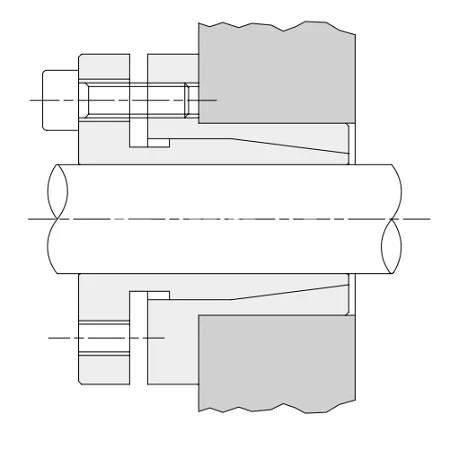 Втулка зажимная BK 30 12x18 (KLTX012) из нержавеющей стали, EMT | ЕМТ