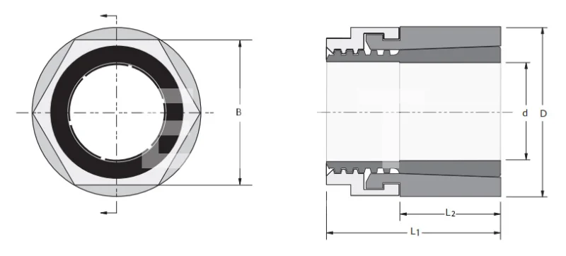 Втулка зажимная MINI KBS 56 5x16, EMT | ЕМТ
