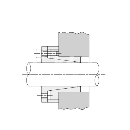 Втулка зажимная BK 80 20x28, из нержавеющей стали, EMT | ЕМТ