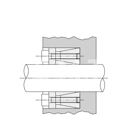 Втулка зажимная BK 45 (RCK 45) 28x50 (KLHH028), EMT | ЕМТ