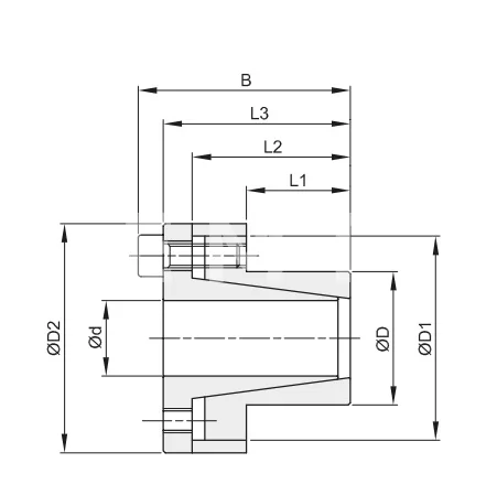 Втулка зажимная BK 80 40x53, из нержавеющей стали, EMT | ЕМТ